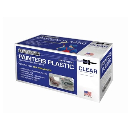 Petoskey FG-P9934-28 9' X 150' .31mil High Density Painters Plastic